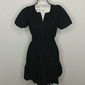 Anthropologie Black Short Puff Sleeve Tiered Dress
Fits like an XS